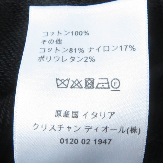 Christian Dior Hoodie 243S06A4063 Main: 100% cotton, part: 81% cotton, part: 17% nylon, part: 2% polyurethane black DIOR VIBE Women S Used Authentic