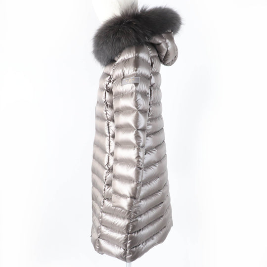 TATRAS down coat LTA20A4706 Main: 100% nylon, Filling: 90% down, Filling: 10% feather, Lining: 100% nylon, Liner: raccoon Brown ISERA Women 160|84A Used Authentic