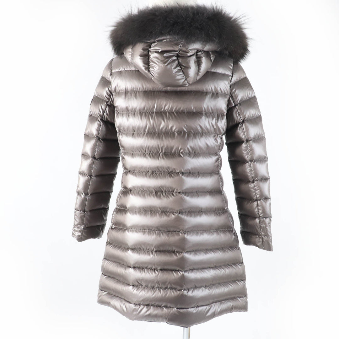 TATRAS down coat LTA20A4706 Main: 100% nylon, Filling: 90% down, Filling: 10% feather, Lining: 100% nylon, Liner: raccoon Brown ISERA Women 160|84A Used Authentic