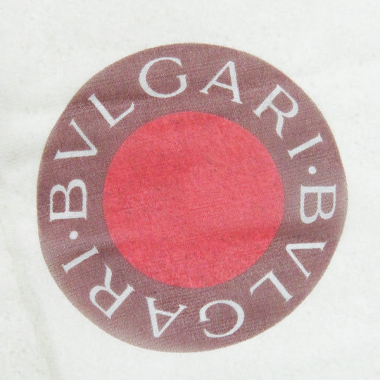 BVLGARI scarf Main: 100% silk Light Beige Brown Red Bulgari Bulgari Women Used Authentic