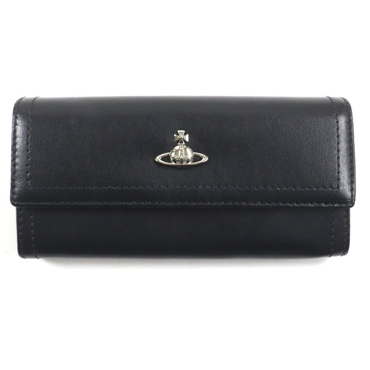 Vivienne Westwood Long Wallet Purse 51060022 Main: Leather black CAM BRIDGE mens Used Authentic