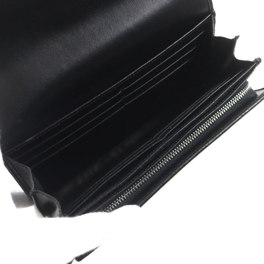 Vivienne Westwood Long Wallet Purse 51060022 Main: Leather black CAM BRIDGE mens Used Authentic