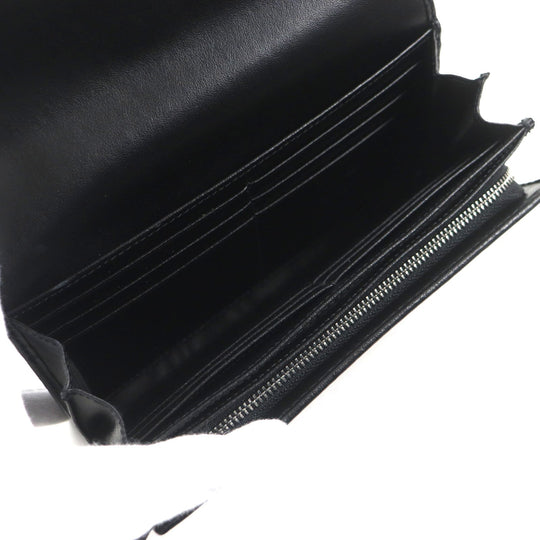 Vivienne Westwood Long Wallet Purse 51060022 Main: Leather black CAM BRIDGE mens Used Authentic
