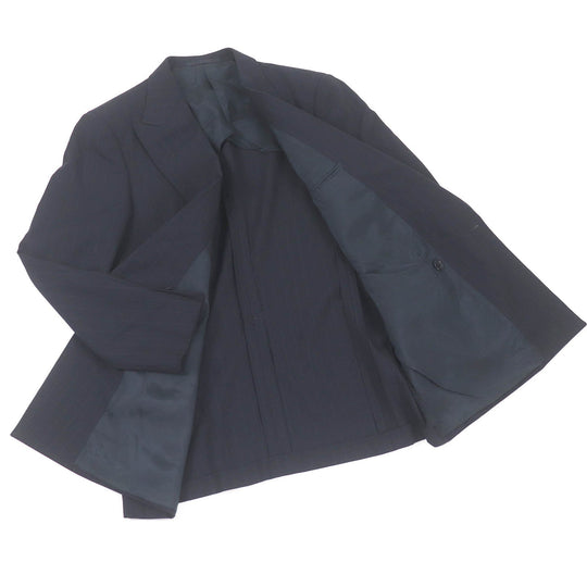 ARMANI COLLEZIONI suit wool rayon Navy mens 48 Used Authentic
