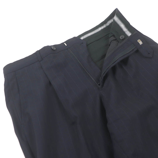 ARMANI COLLEZIONI suit wool rayon Navy mens 48 Used Authentic