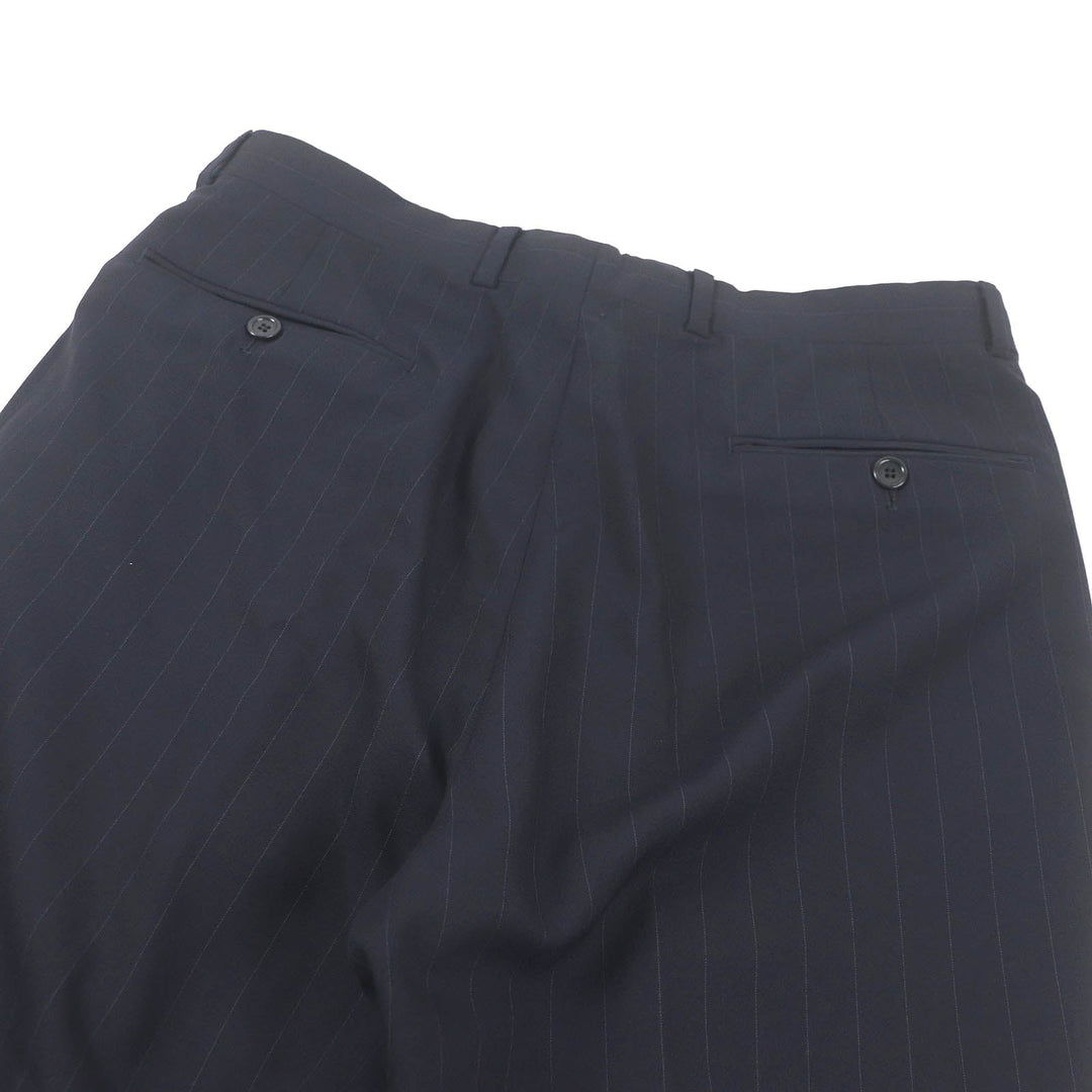 ARMANI COLLEZIONI suit wool rayon Navy mens 48 Used Authentic