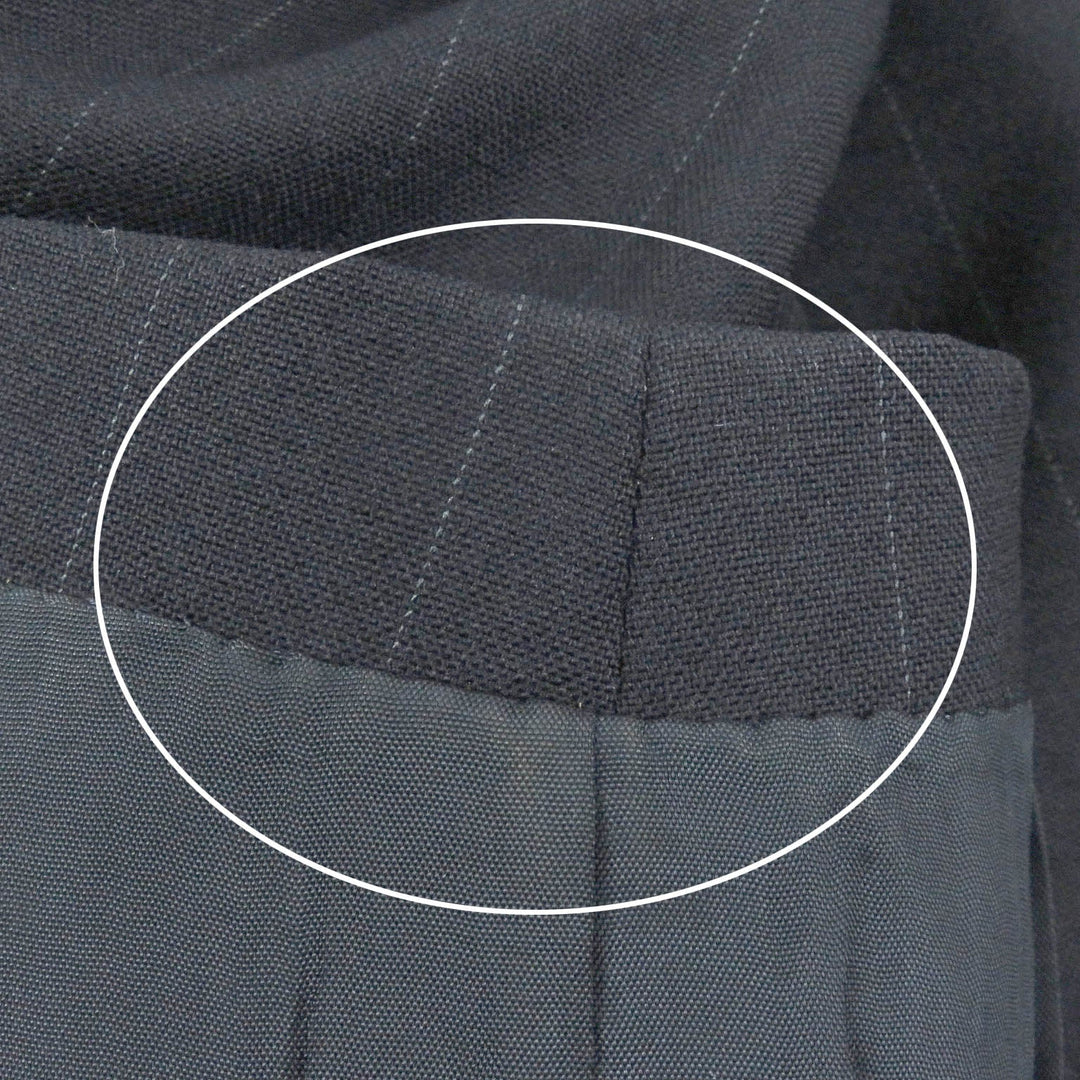 ARMANI COLLEZIONI suit wool rayon Navy mens 48 Used Authentic