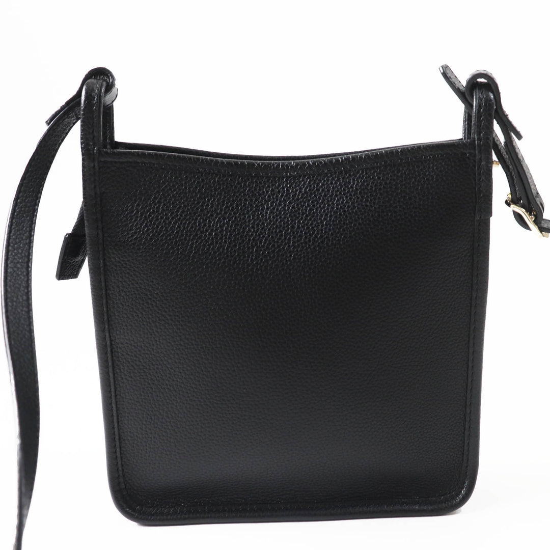 Longchamp Shoulder Bag Main: Leather black Women Used Authentic