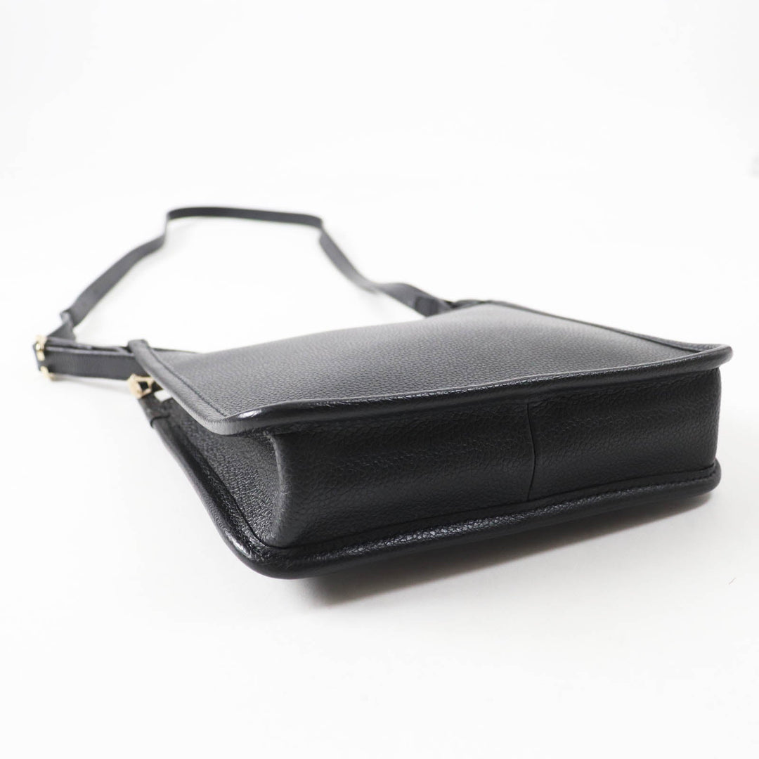 Longchamp Shoulder Bag Main: Leather black Women Used Authentic
