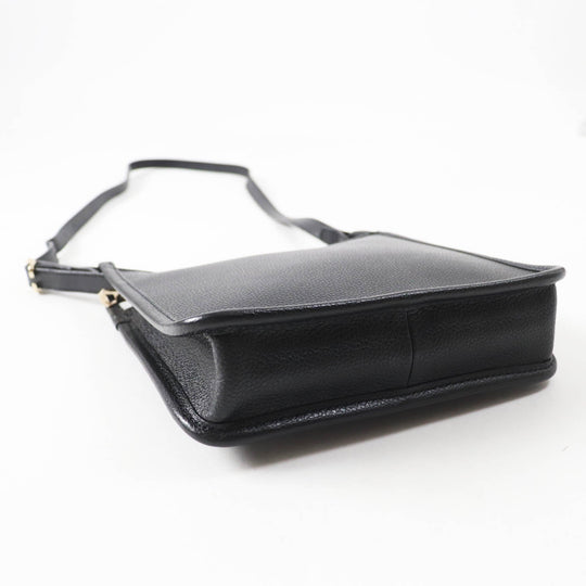 Longchamp Shoulder Bag Main: Leather black Women Used Authentic