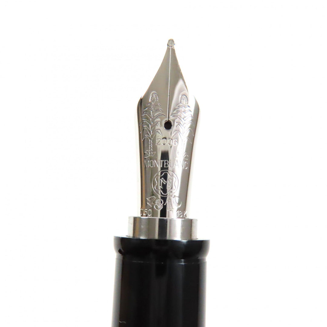 MONTBLANC fountain pen Nib: 750 Silver Red Patron Series 2006 Sir Henry Tate mens Used Authentic