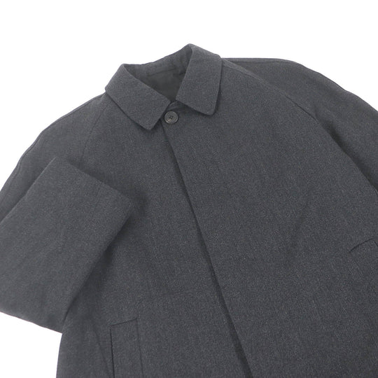 Dunhill Stainless collar coat Outer: 100% wool, Lining: 100% rayon Dark gray mens 52 Used Authentic