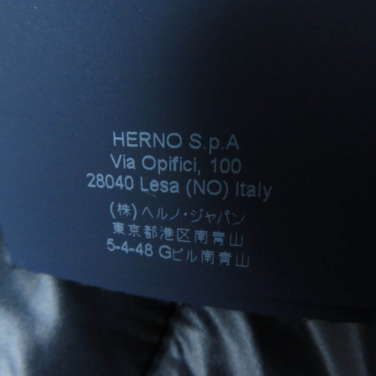 Herno Down vest PI0601DIC Main: 100% nylon, Lining: 100% nylon, Filling: 90% down, Filling: 10% feather Navy ICONICO Iconico Women 38 Used Authentic