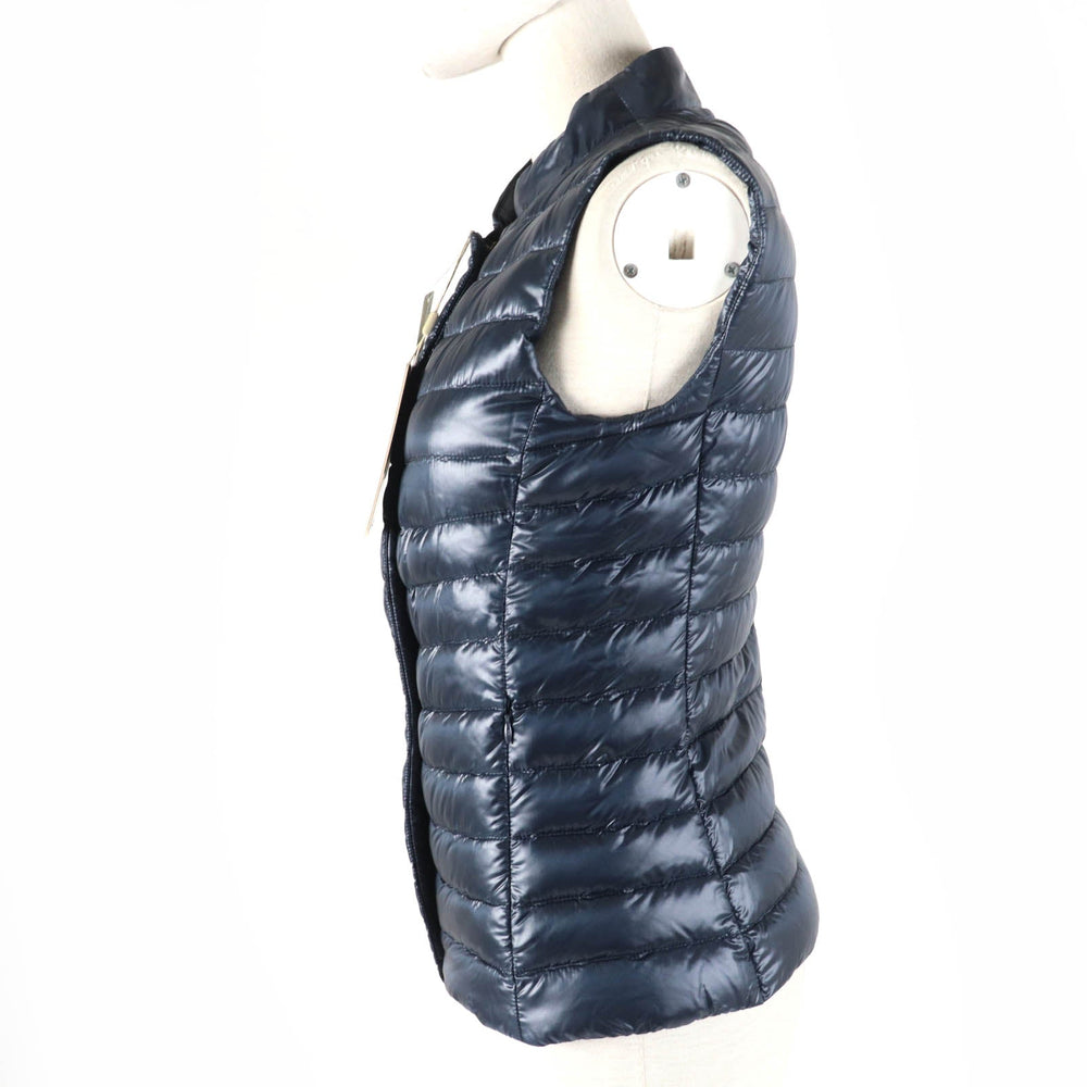 Herno Down vest PI0601DIC Main: 100% nylon, Lining: 100% nylon, Filling: 90% down, Filling: 10% feather Navy ICONICO Iconico Women 38 Used Authentic