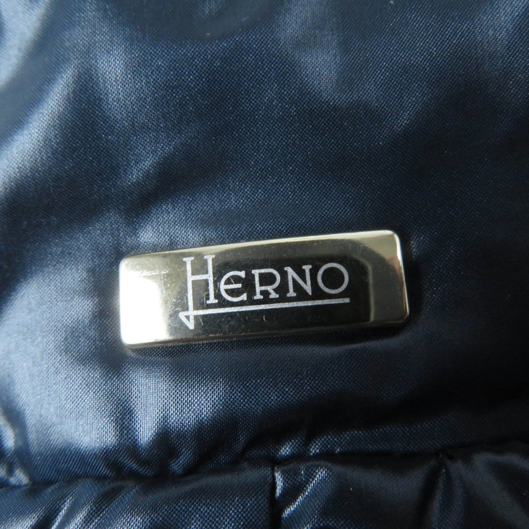 Herno Down vest PI0601DIC Main: 100% nylon, Lining: 100% nylon, Filling: 90% down, Filling: 10% feather Navy ICONICO Iconico Women 38 Used Authentic