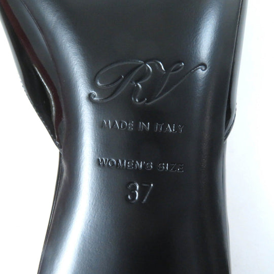ROGERVIVIER Mule Main: Patent leather black Belle Vivier Women 37 Used Authentic