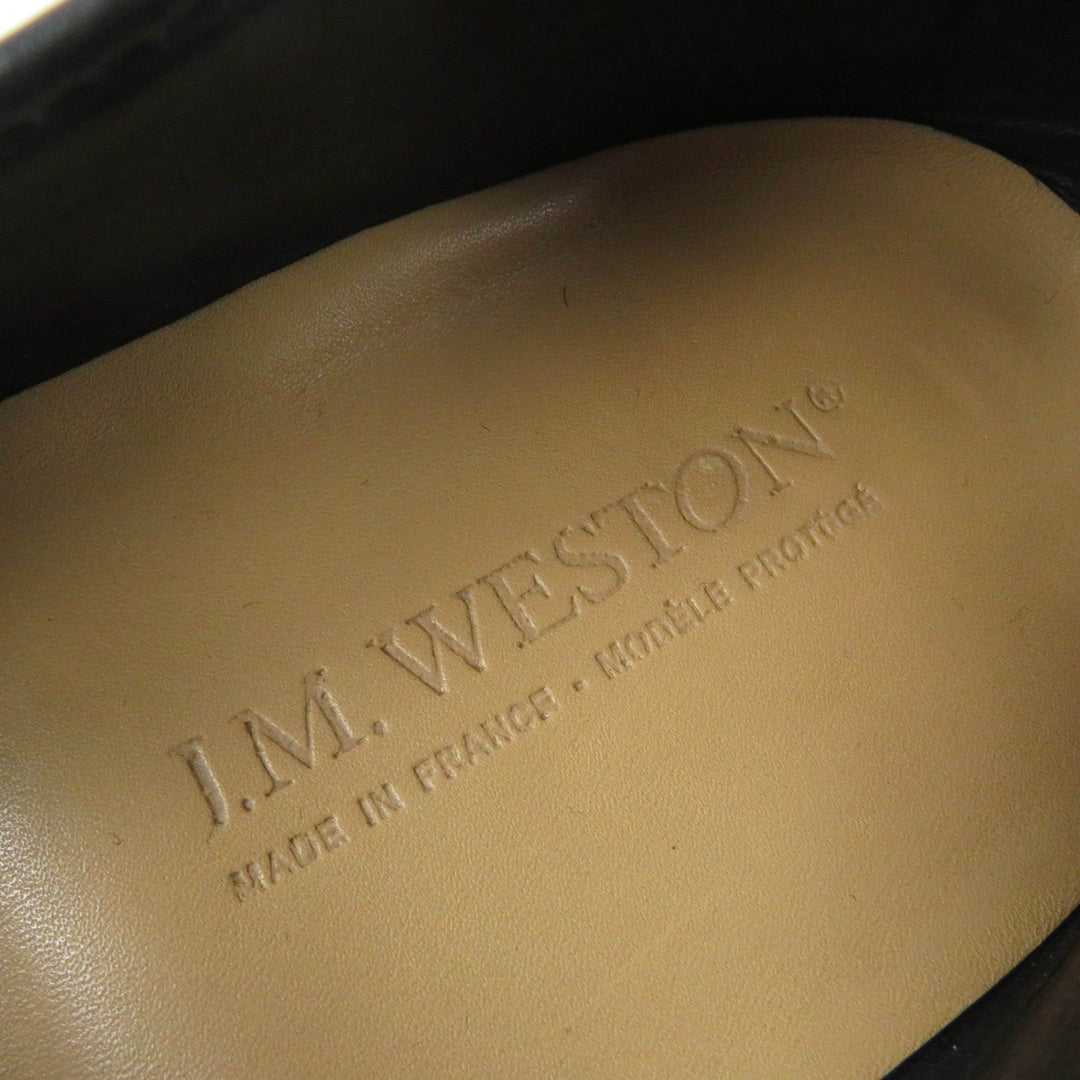 J.M WESTON loafers 282 Main: Leather black Women Used Authentic
