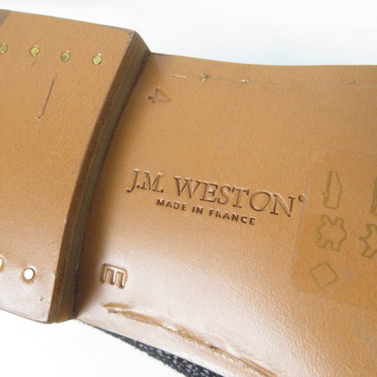 J.M WESTON loafers 282 Main: Leather black Women Used Authentic