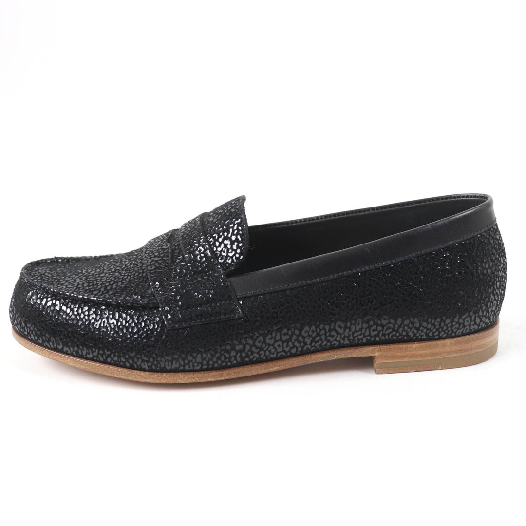 J.M WESTON loafers 282 Main: Leather black Women Used Authentic