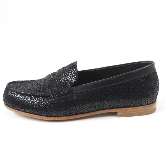 J.M WESTON loafers 282 Main: Leather black Women Used Authentic