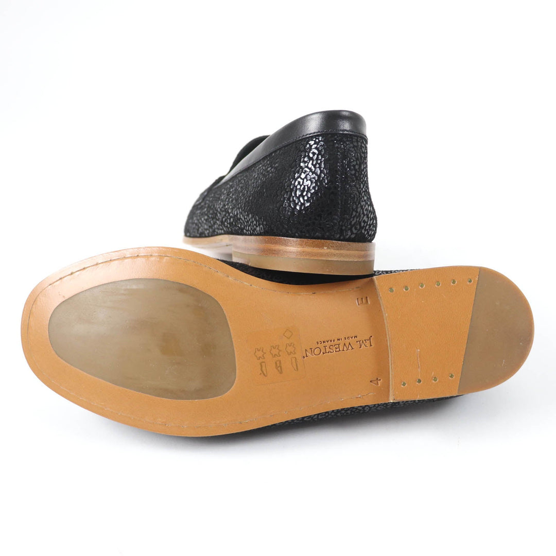 J.M WESTON loafers 282 Main: Leather black Women Used Authentic