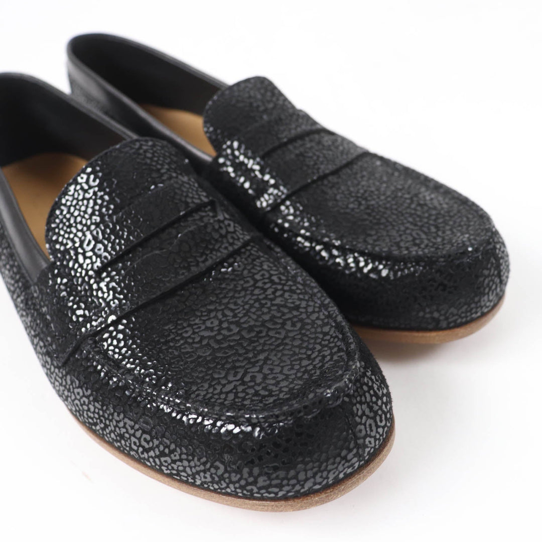 J.M WESTON loafers 282 Main: Leather black Women Used Authentic