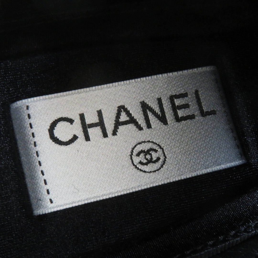 CHANEL sneakers 24S G45714 Main: Calfskin, Main: Suede calfskin Black White Women 36 Used Authentic