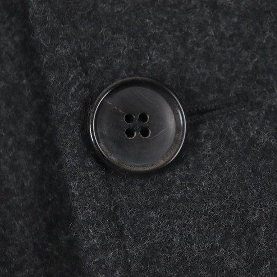 HERMES Chester coat Outer: 100% wool, Lining: 100% silk Dark gray mens 48 Used Authentic