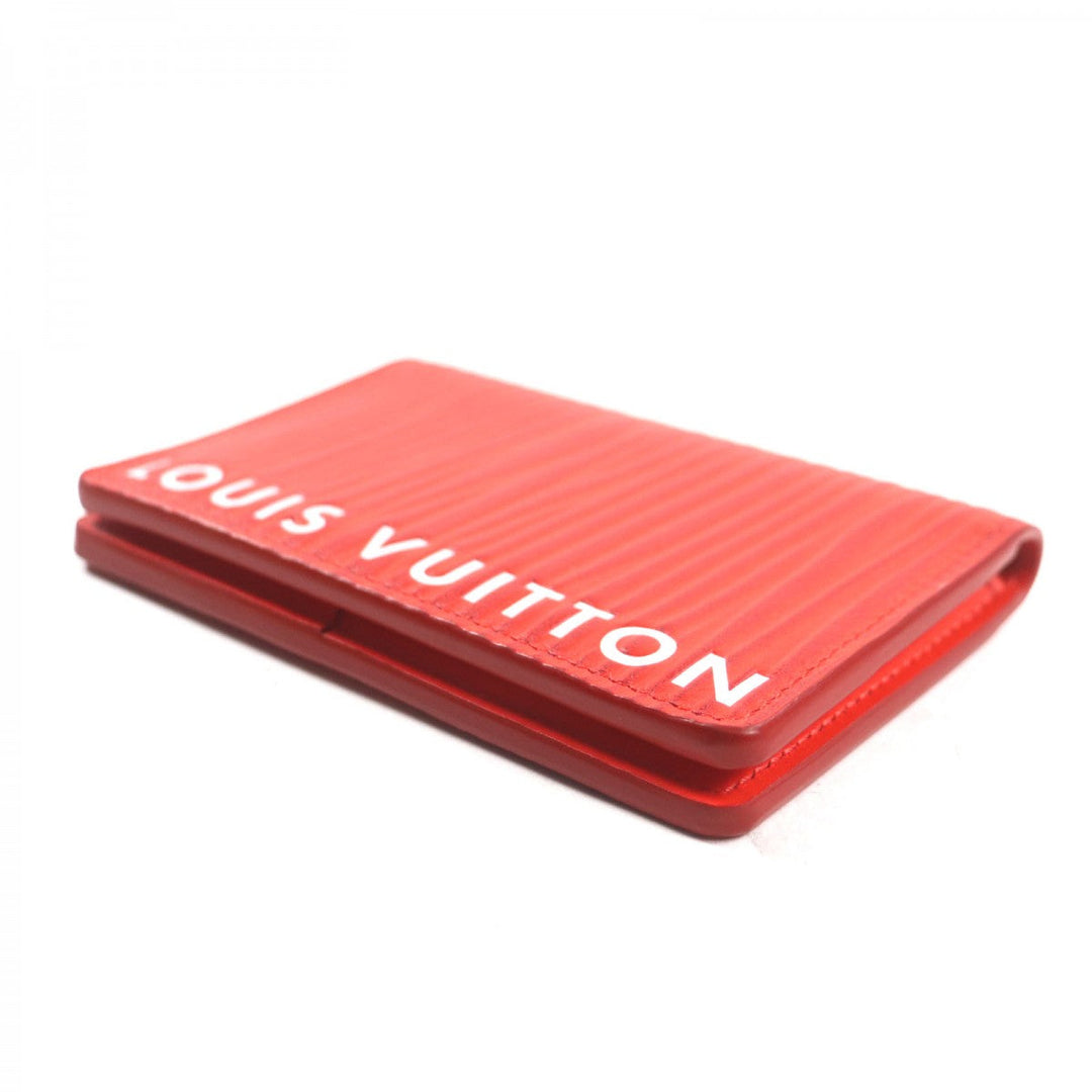 LOUIS VUITTON Card Case M23696 Main: Epi XL Red Organizer De Poch mens Used Authentic
