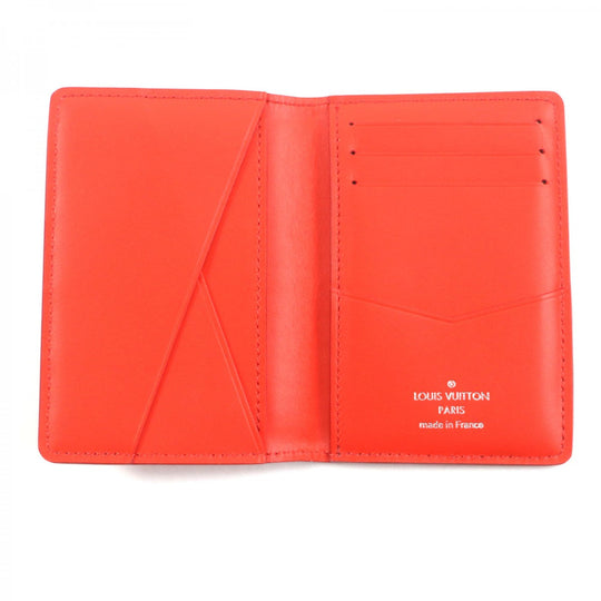 LOUIS VUITTON Card Case M23696 Main: Epi XL Red Organizer De Poch mens Used Authentic