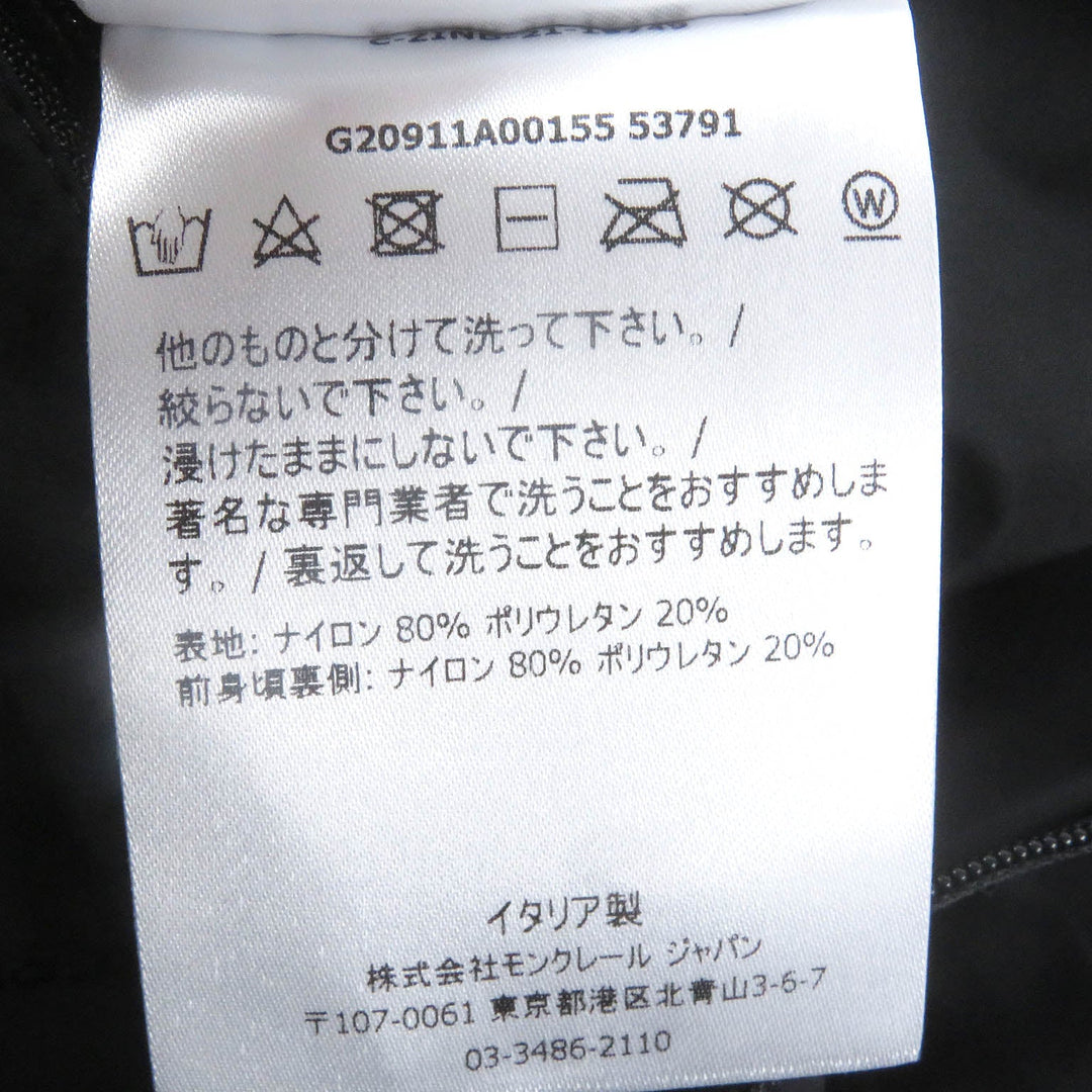 MONCLER tailored jacket Main: 80% nylon, Main: 20% polyurethane black CHOUX GIUBBOTTO mens 1 Used Authentic