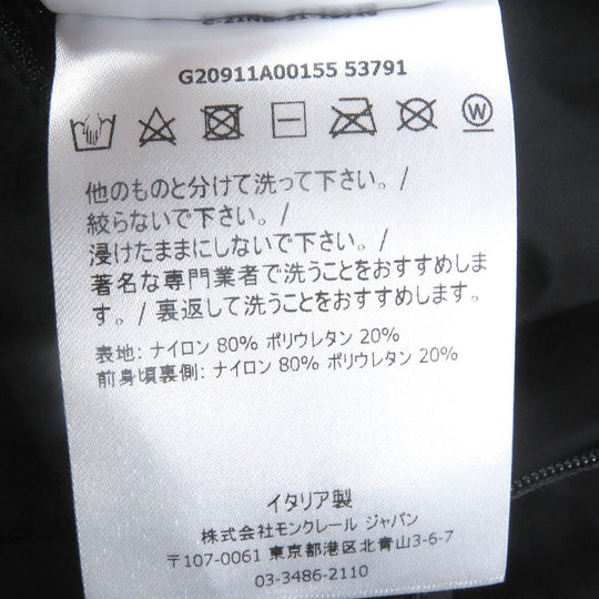 MONCLER tailored jacket Main: 80% nylon, Main: 20% polyurethane black CHOUX GIUBBOTTO mens 1 Used Authentic