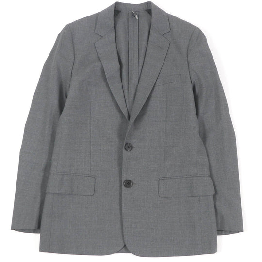 Dior HOMME tailored jacket 7E3120010192 Outer: 100% wool, Lining: 100% cupra gray mens 46 Used Authentic