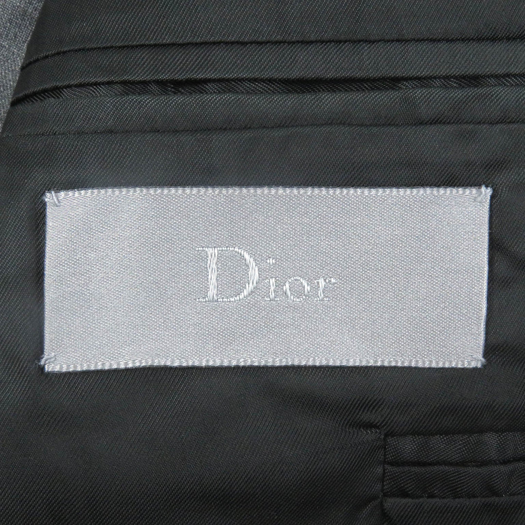 Dior HOMME tailored jacket 7E3120010192 Outer: 100% wool, Lining: 100% cupra gray mens 46 Used Authentic