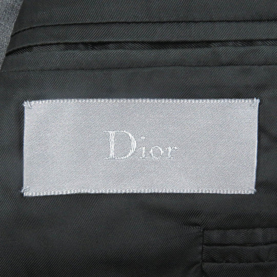 Dior HOMME tailored jacket 7E3120010192 Outer: 100% wool, Lining: 100% cupra gray mens 46 Used Authentic