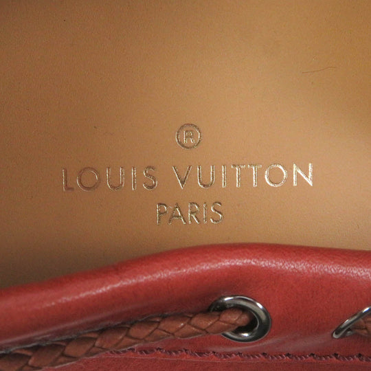 LOUIS VUITTON loafers Main: suede leather, Main: leather Red type mens 6.5 Used Authentic