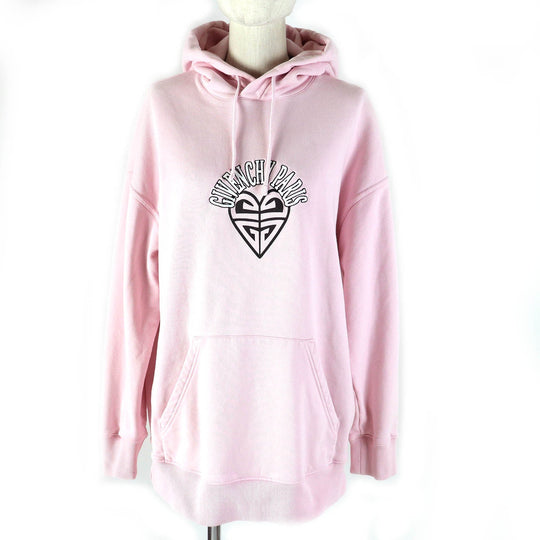 Givenchy Hoodie BWJ01Z3YB6 Main: 100% cotton Light pink Oswald Women S Used Authentic