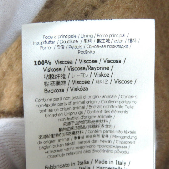 FENDI pea coat FJ7221 Outer: 100% camel, Lining: 100% rayon light brown Women 38 Used Authentic