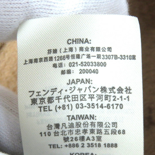 FENDI pea coat FJ7221 Outer: 100% camel, Lining: 100% rayon light brown Women 38 Used Authentic