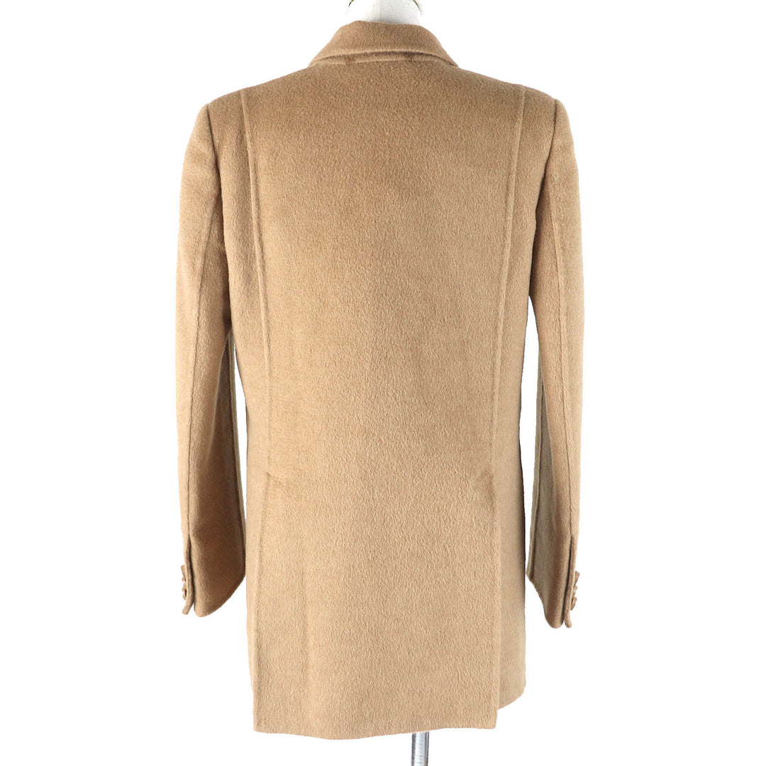 FENDI pea coat FJ7221 Outer: 100% camel, Lining: 100% rayon light brown Women 38 Used Authentic