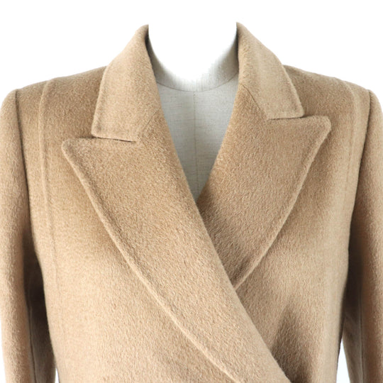FENDI pea coat FJ7221 Outer: 100% camel, Lining: 100% rayon light brown Women 38 Used Authentic