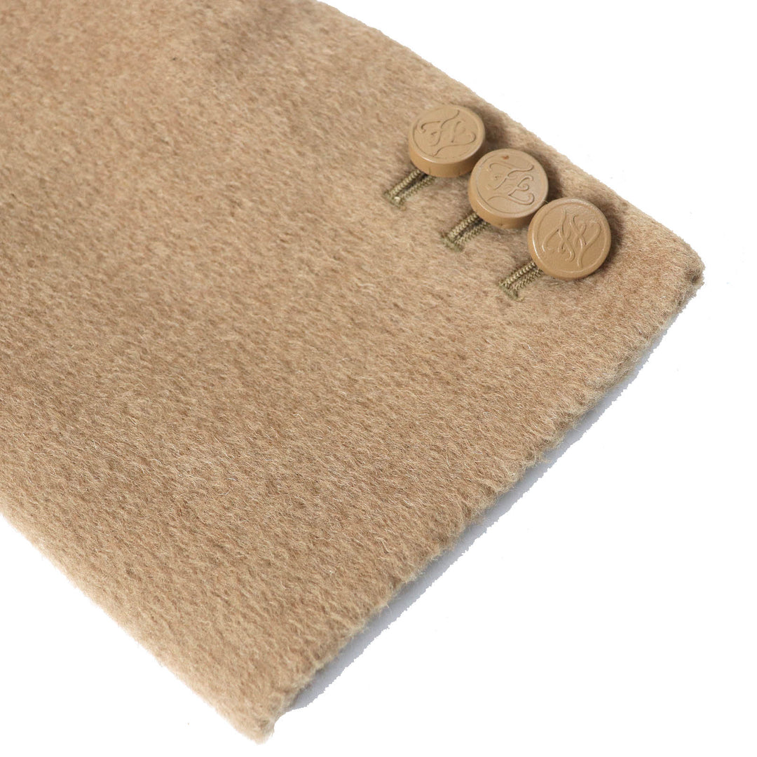 FENDI pea coat FJ7221 Outer: 100% camel, Lining: 100% rayon light brown Women 38 Used Authentic