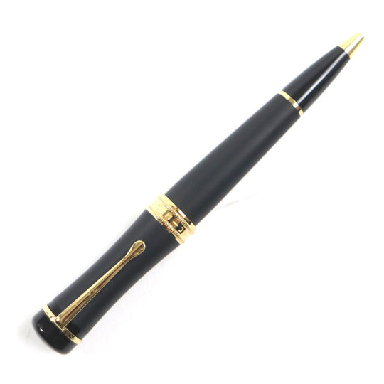 MONTBLANC Ballpoint pen Resin, Gold Plated Matt black BONHEUR Bonheur Nuit mens Used Authentic