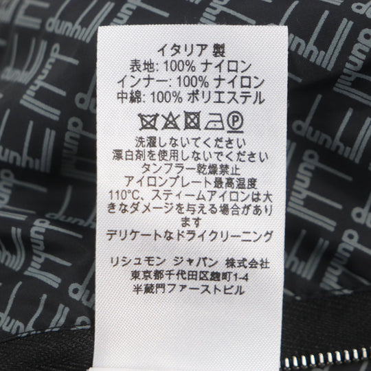 Dunhill Jacket Outer: 100% nylon, Part: 100% nylon, Filling: 100% polyester Black Grey mens L Used Authentic