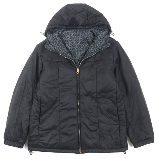 Dunhill Jacket Outer: 100% nylon, Part: 100% nylon, Filling: 100% polyester Black Grey mens L Used Authentic