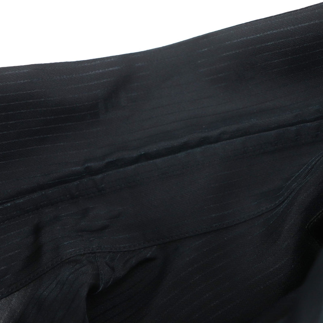 FENDI Long sleeve shirt Main: 73% rayon, Main: 27% silk black mens 40 Used Authentic