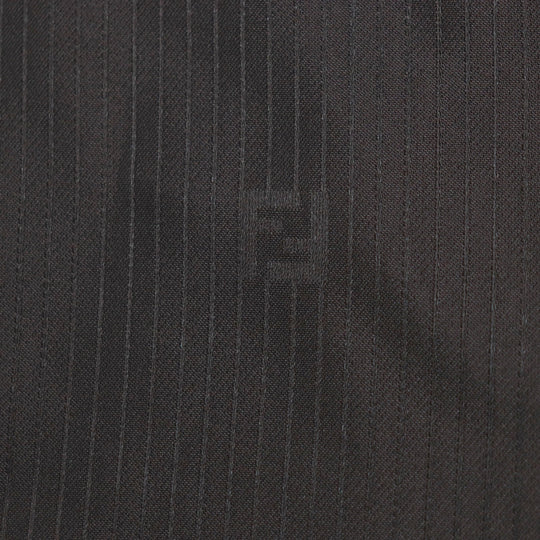 FENDI Long sleeve shirt Main: 73% rayon, Main: 27% silk black mens 40 Used Authentic