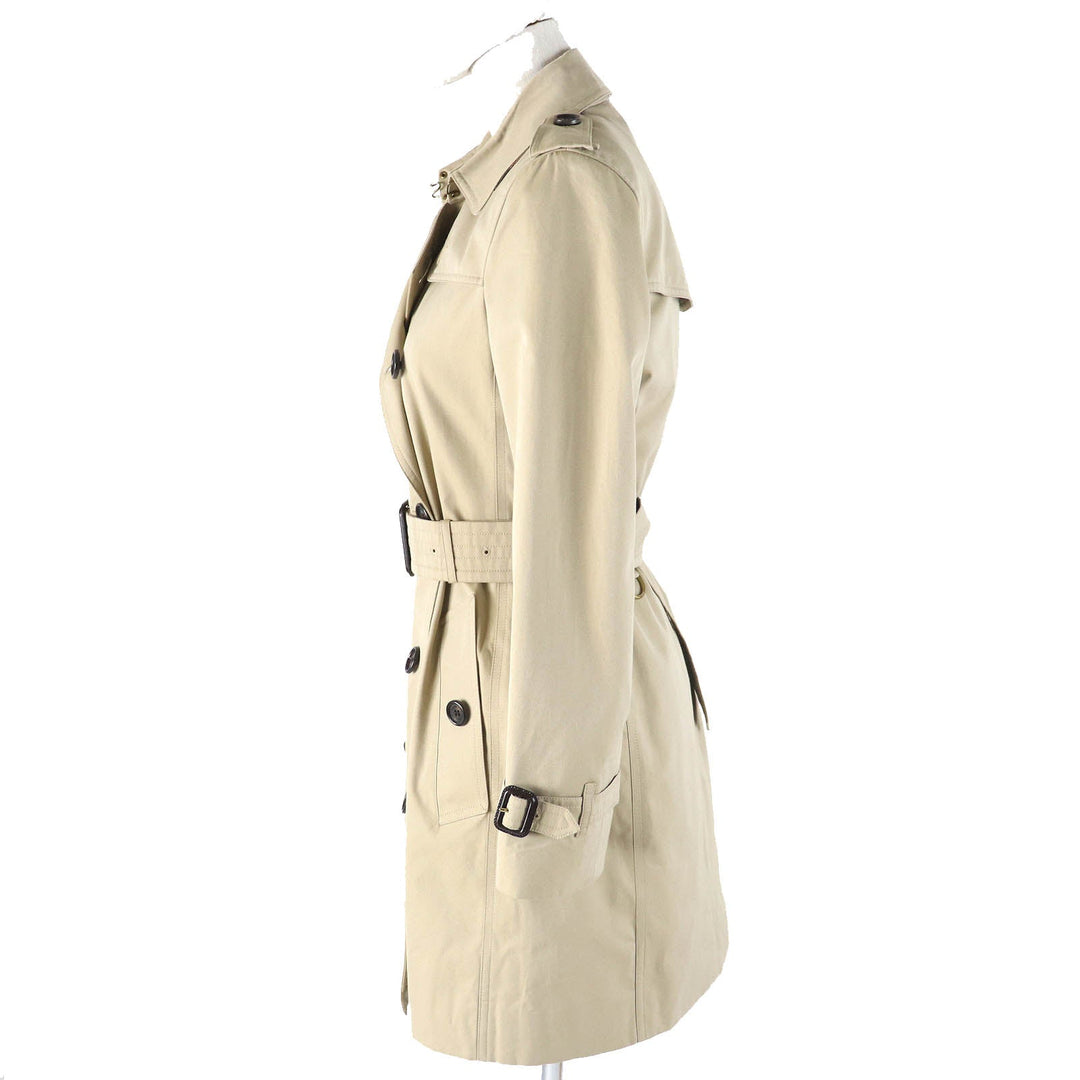 BURBERRY trench coat 3900461 Outer: 100% cotton, Lining: 100% cotton, Sleeve lining: 100% viscose (rayon) beige Kensington Women M Used Authentic