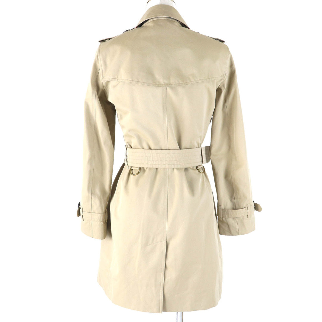 BURBERRY trench coat 3900461 Outer: 100% cotton, Lining: 100% cotton, Sleeve lining: 100% viscose (rayon) beige Kensington Women M Used Authentic