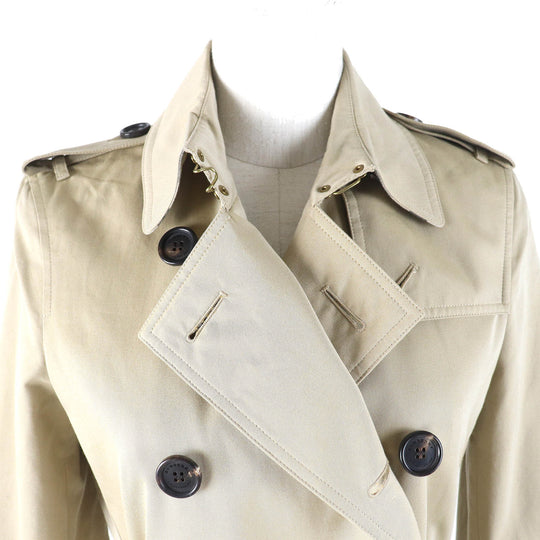 BURBERRY trench coat 3900461 Outer: 100% cotton, Lining: 100% cotton, Sleeve lining: 100% viscose (rayon) beige Kensington Women M Used Authentic